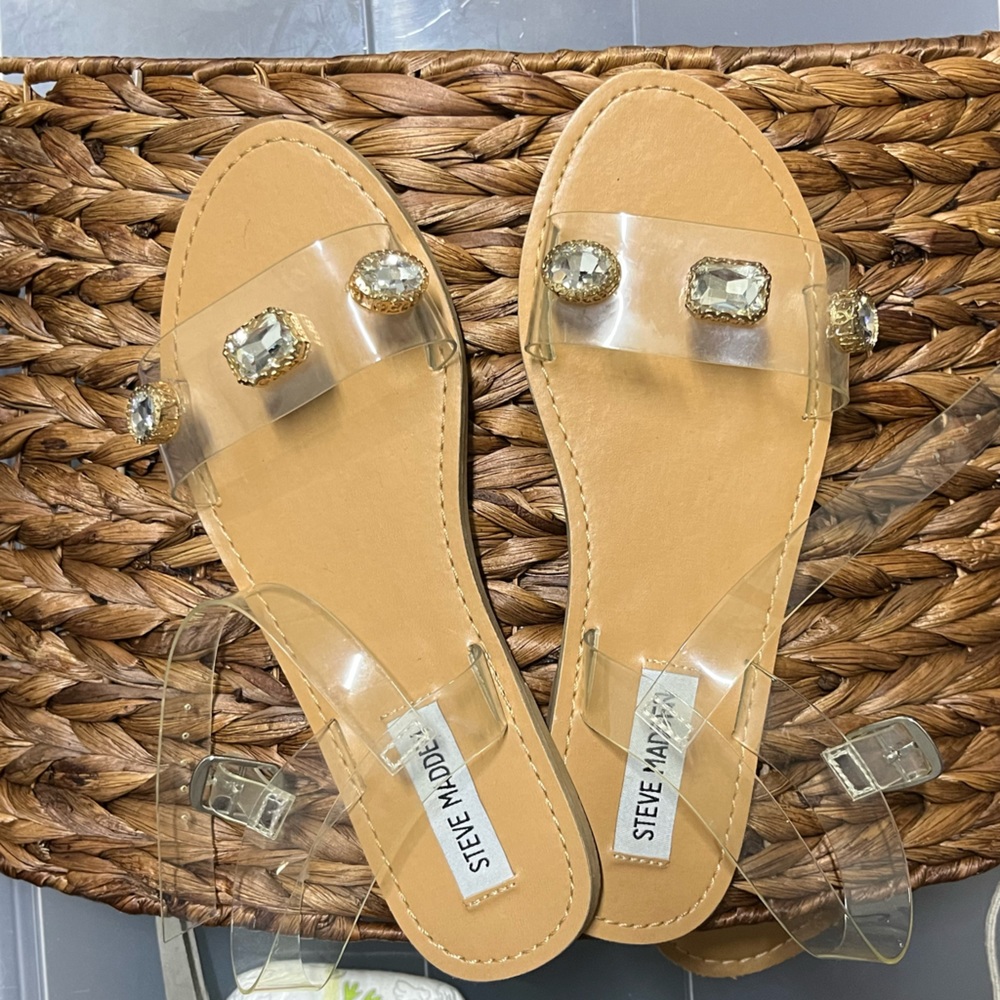 Clear strap Sandals